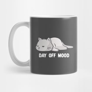 Day Off Mood Cute Lazy Cat Gift Mug